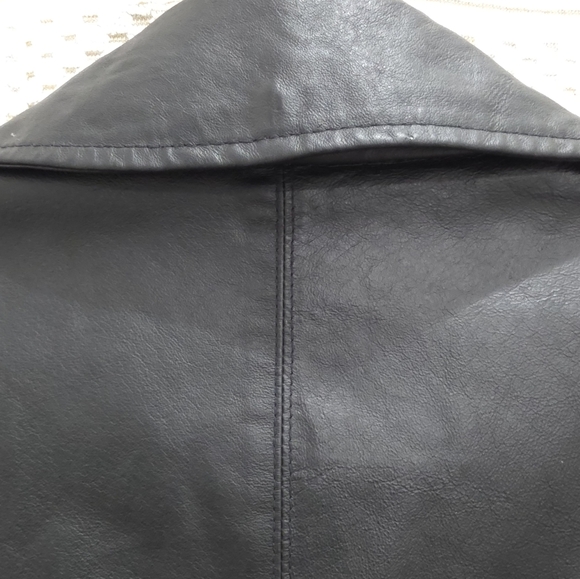 east 5th Genuine 100% NAPA Black Leather Womens Jacket Zip Up Small EUC - Picture 5 of 13
